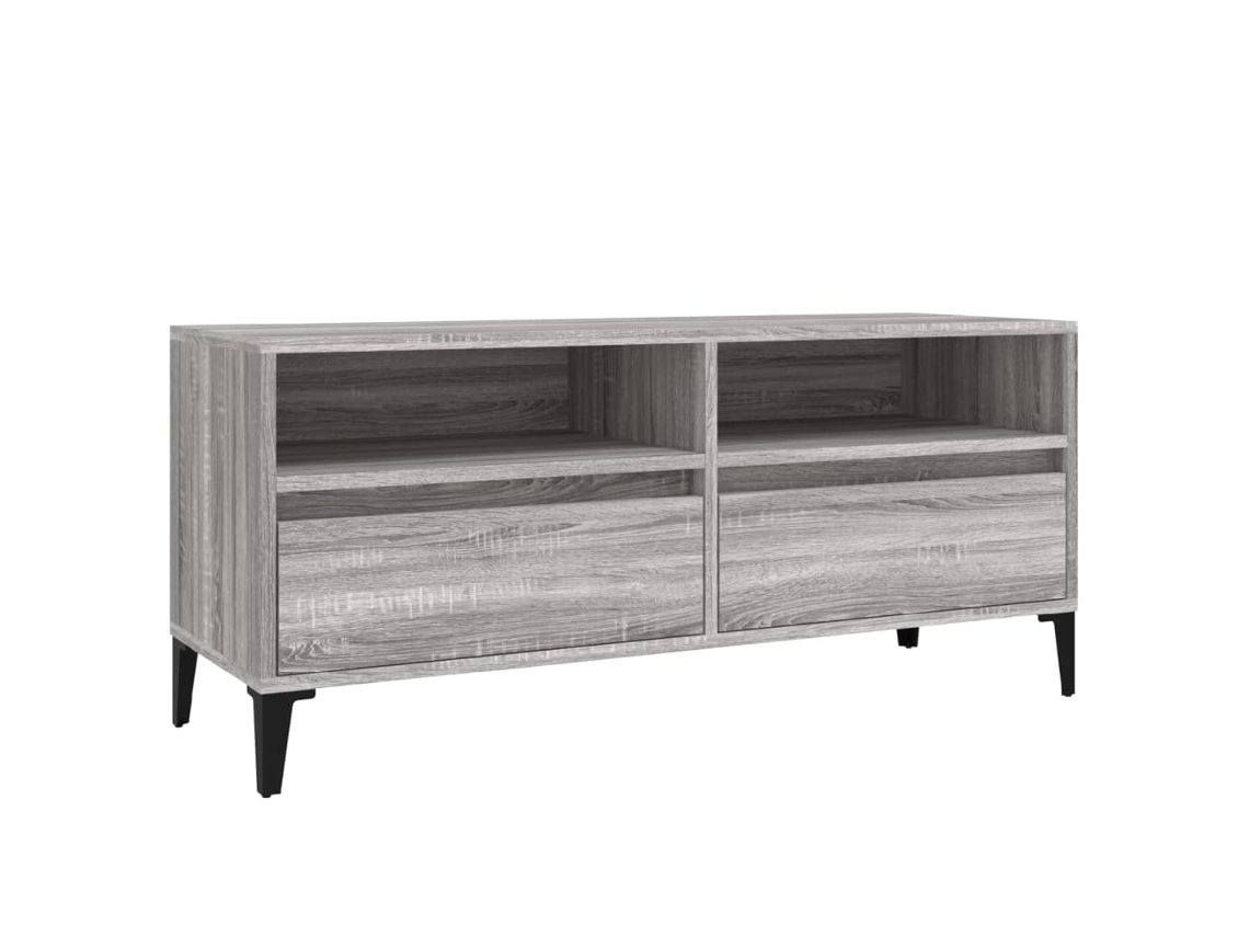 Móvel de Tv 100x34.5x44.5 cm Derivados de Madeira Cinzento Sonoma MAISON EXCLUSIVE