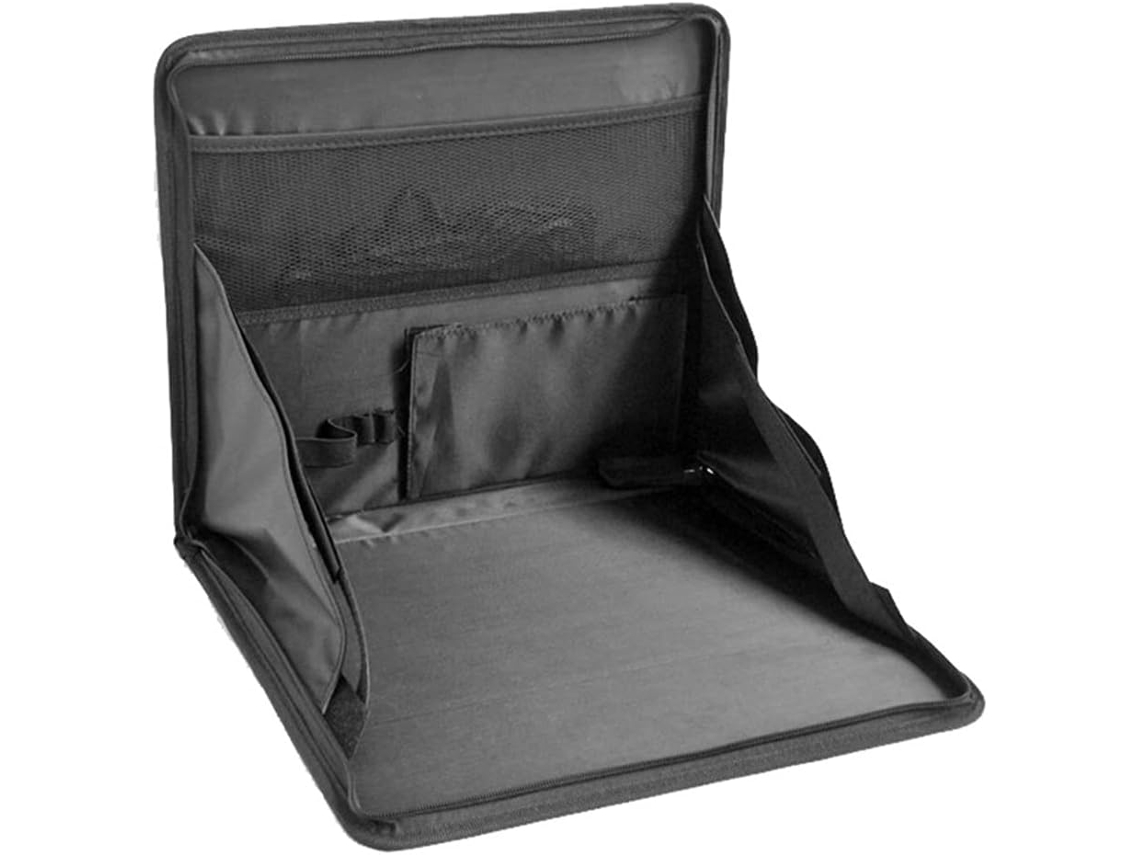 Bandeja Dobrável Multifuncional Para Carro, Para Laptop, Preta.
