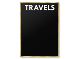 Magnetic Board Travels For The Living Room Espelharte (70x100 Cm)