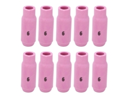 Kit De Acessórios Para Bico De Cerâmica 10 Peças, Manga De Soldagem Tig 10n48 6 Para Tocha Wp17 18 26 Slowmoose