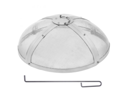 Conjunto De Proteções Para Lareira Exterior E Brasero Em Inox 508 Mm Tekmaquinas