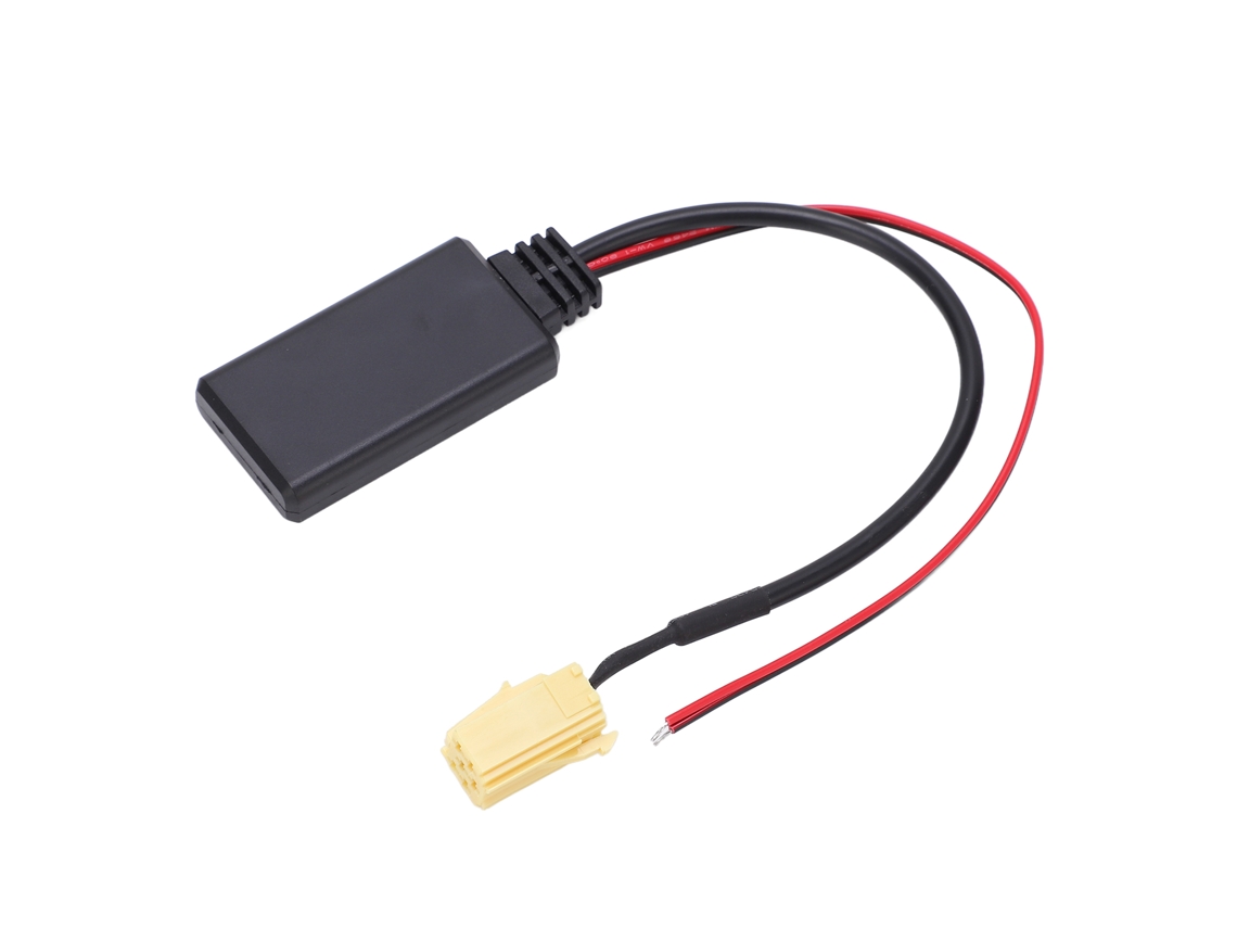 Cabo de Áudio Adaptador Bluetooth Aux In para Sistema de Som Fiat Grande Punto, Mini Iso AQUAFORGE