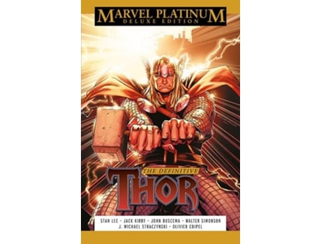 Livro Marvel Platinum Deluxe Edition The Definitive Thor de Stan Lee, Walter Simonson et al. (Inglês - Capa Dura)