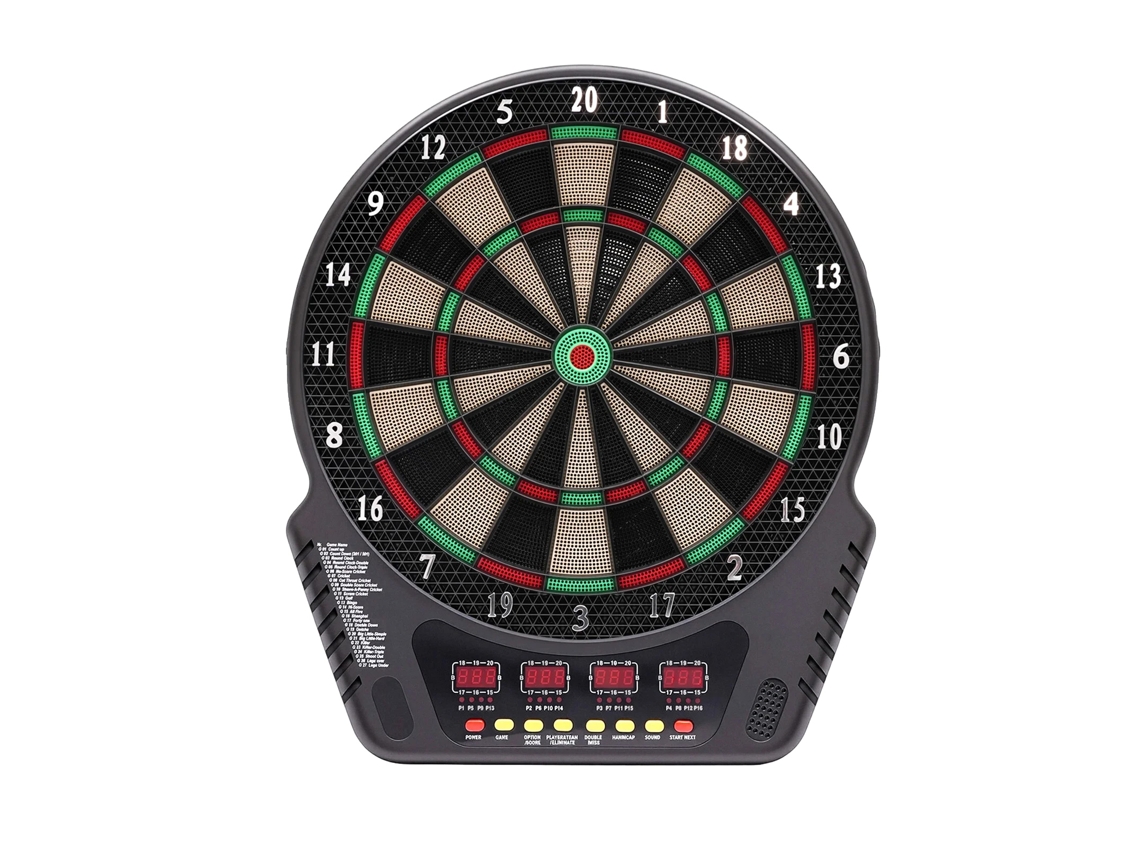 Tabuleiro Eletrônico De Dardos, Marcação Automática, 27 Modos De Jogo, Borgonha