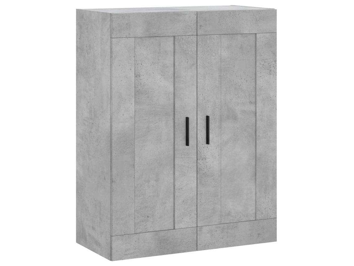 Wall Mounted Cabinet, Wall Mounted Cabinets Vidaxl Cinzeto Madeira Processada (n/a)