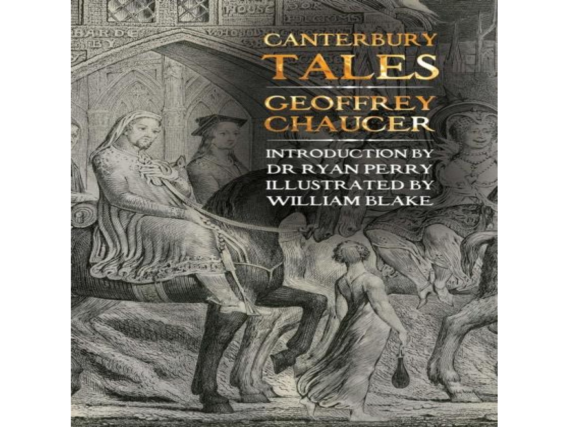 Livro Canterbury Tales de Geoffrey Chaucer (Inglês)