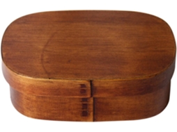 Marmita Bento Japonesa De Madeira Jojofuny Com Design Dividido E Grande Capacidade, Ecológica E Reutilizável Para