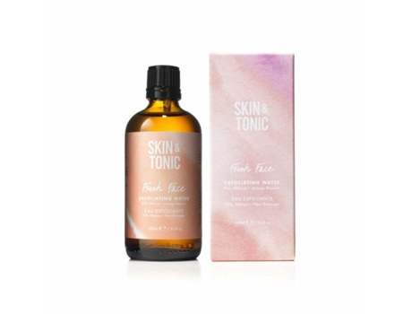 Água Esfoliante Fresca para O Rosto SKIN & TONIC 100 Ml