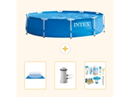 Intex Piscina Com Estrutura Redonda - 366x76 Cm - 4-peças S21334