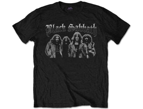 T-Shirt BLACK SABBATH Greyscale Group S