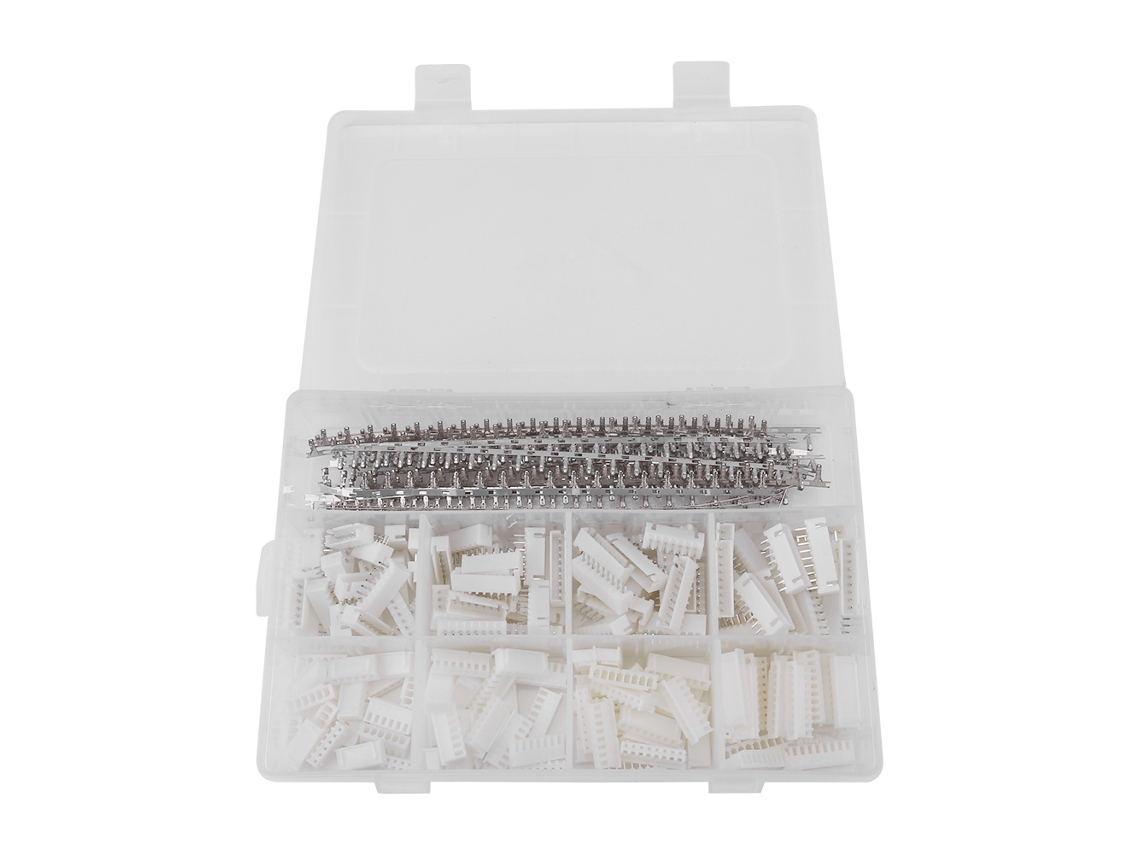 Kit Com 560 Peças: Conectores De Cavos Brancos E Pinos Fêmeas Para Jumper