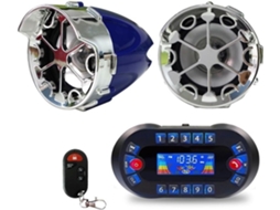 Guidon Audio Amplificateur Haut-parleur Sans Fil Pour Moto, Dc12v 30w, Com Suporte De Exibição, Cartão Tf,