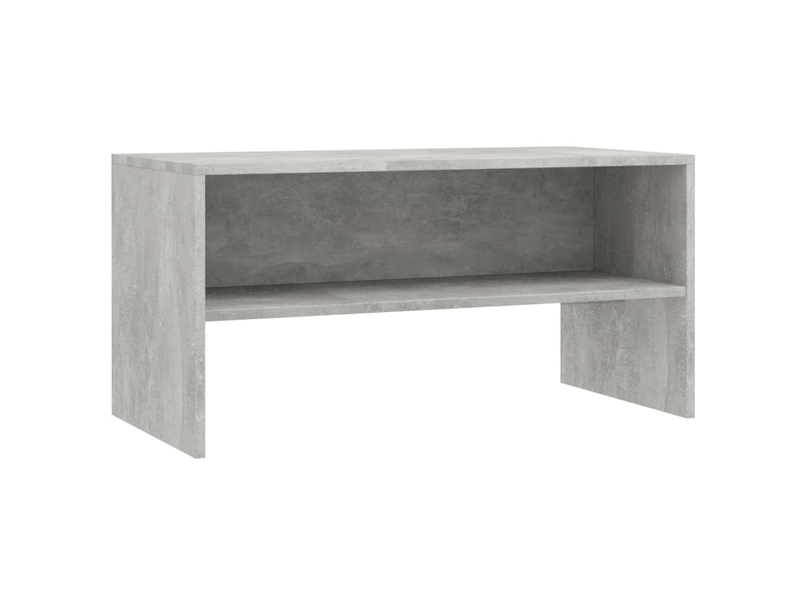 Móvel TV Cinzento Cimento MAISON EXCLUSIVE em Contraplacado (80x40x40 cm)