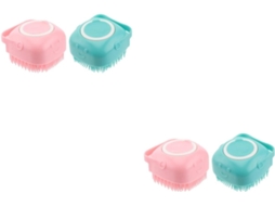 Lurelia Kit De 4 Escovas De Banho Para Bebé De Cuidado Corporal, Massagem Suave E Limpeza Profunda