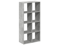 Estante Divisória Derivados Madeira Cinza Cimento MAISON EXCLUSIVE (69,5x29x137,5 cm)