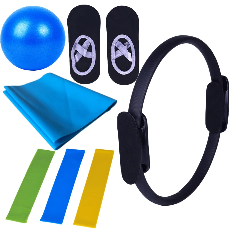 Conjunto De Equipamentos De Pilates E Ioga (preto)