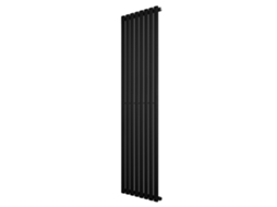 Radiador Oval De Coluna Simples 1800x480 Mm - Preto| Aço Carbono, 1.5 Mm, 1267w | Design Elegante | Alta Eficiência |