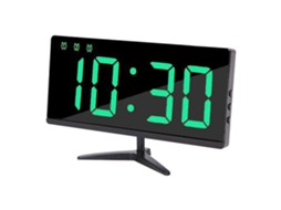 Despertador Digital Led Display com 4 Brilhos Data Temperatura Usb RNEMITERY