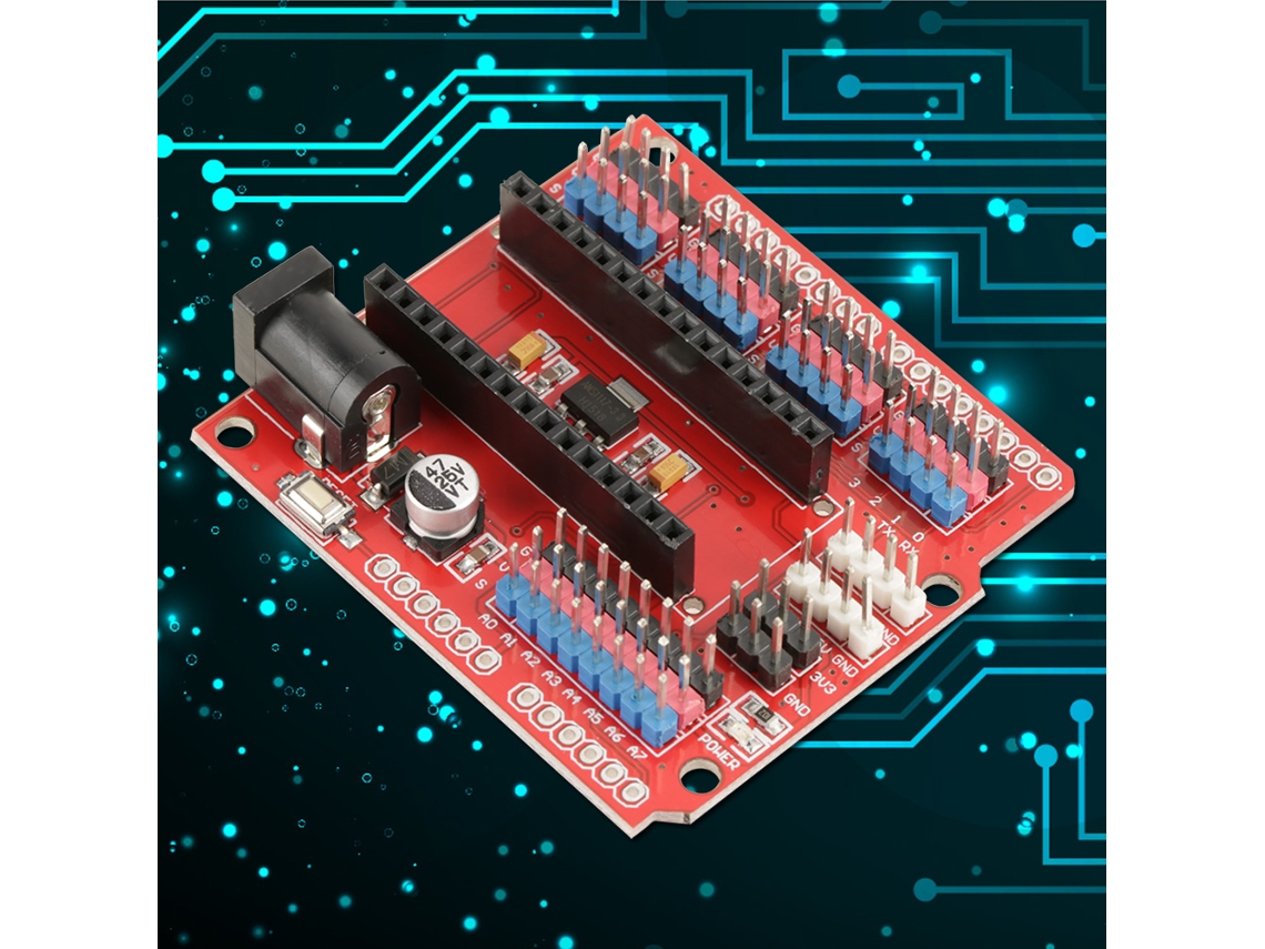 Laxiscreed Módulo De Expansão I/o Para Sensores, Compatível Com Nano Board