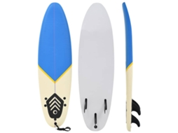 Vidaxl Prancha De Surf 170 Cm Azul E Creme