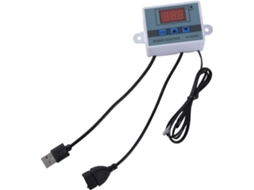 Conjunto De Cabo Alimentação Usb 5v Com Controle Temperatura,