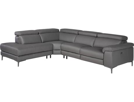 Sofá ANGEL CERDÁ S.L. 6112 (Preto - Madeira, Poliuretano - 295 x 232 x 97 cm)