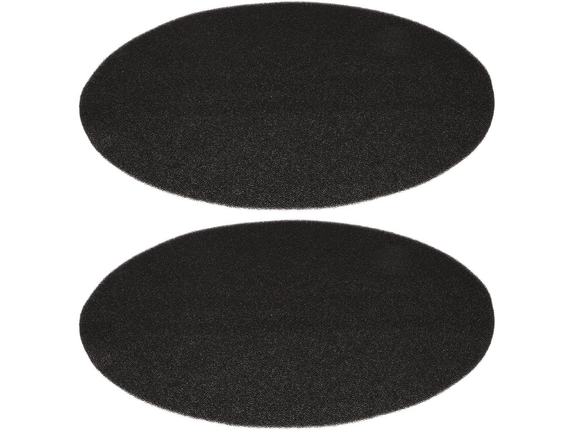 Conjunto de 2 tapetes redondos de esponja fina de 40 cm para drenagem.