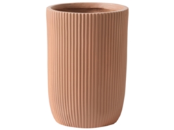 Vaso Beliani Eantio De Fibra De Argila Castanho 30x30x49