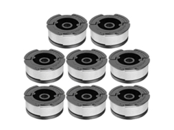 Conjunto de 8 bobinas de reposição para cortadores de grama Black & Decker GH400, GH500 e GH600, modelo AF-100-3ZP