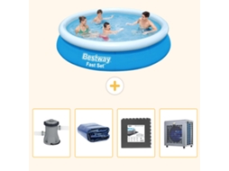 Bestway Piscina Bestway Fast Set Redonda - 366x76 Cm - 5-peças S190