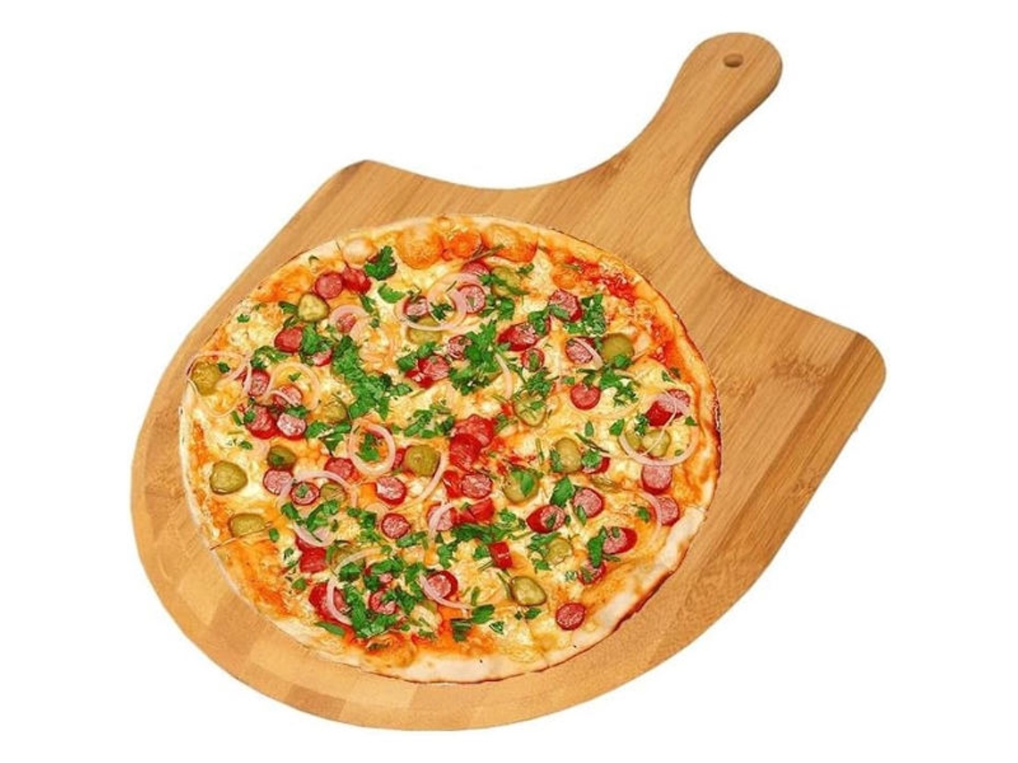 Pá Para Pizza, Em Bambu E Madeira, Para Forno, Pão Artesanal E Confeitaria Doméstica, Com Transporte Seguro E Manuseio Estável