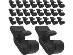 Conectores De Plástico Preto Holibanna Para Grades, 48 Peças, Clipes Para Montagem De Cercas E Armários, Acessórios Para