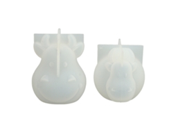 Molde de Silicone de Vaca 3D para Resina Animal DIY S/MARCA