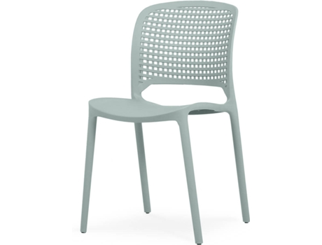 Cadeira  (Azul - Plástico - 55x48x56 cm)