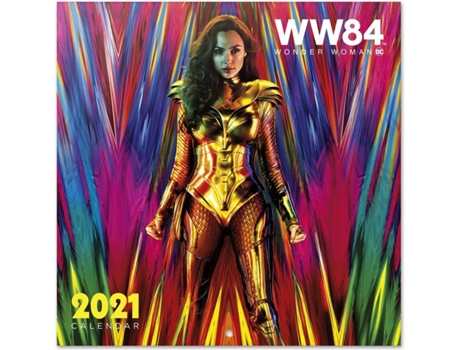 Calendário  Dc Comics Wonder Woman (2021 - 30 x 30 cm)