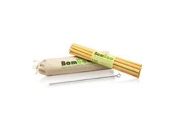 Canudos de Bambu 14 Cm BAMBAW