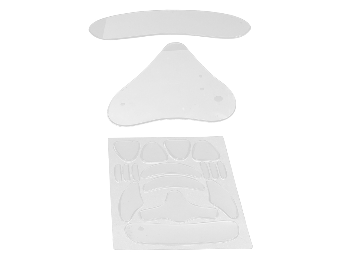 Adesivos antirrugas de silicone transparente para peito, pescoço, testa e queixo.