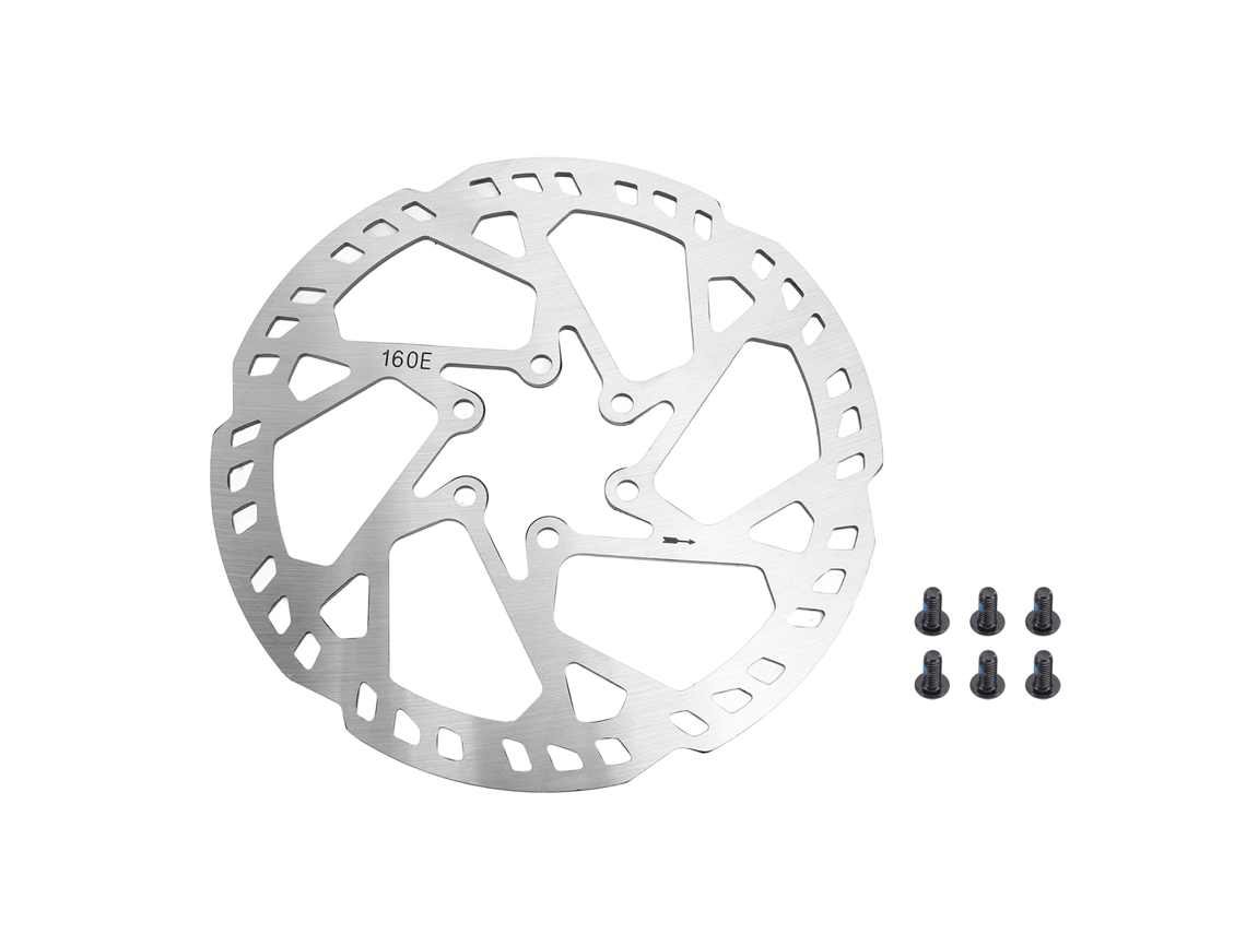 2026 disco de Freno de 160mm de Acero Inoxidable Sus410 Con 6 Tornillos para Ciclismo Y Patinete Eléctrico