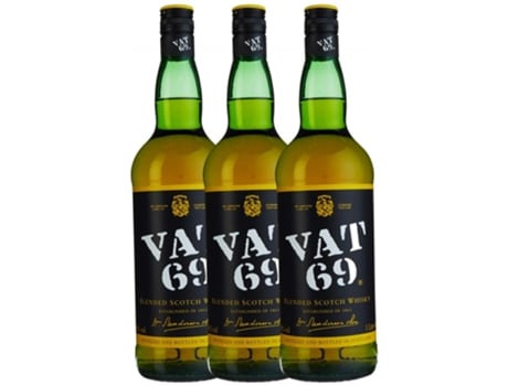 Uísque Blended Grant & Sons Vat 69 1 L (Caixa de 3 unidades)