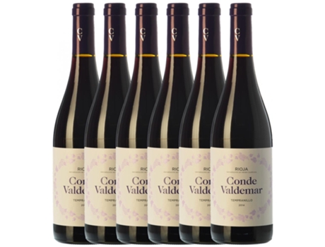Vinho VALDEMAR Valdemar Conde De Valdemar Tempranillo Rioja Joven (0.75 L - 6 unidades)