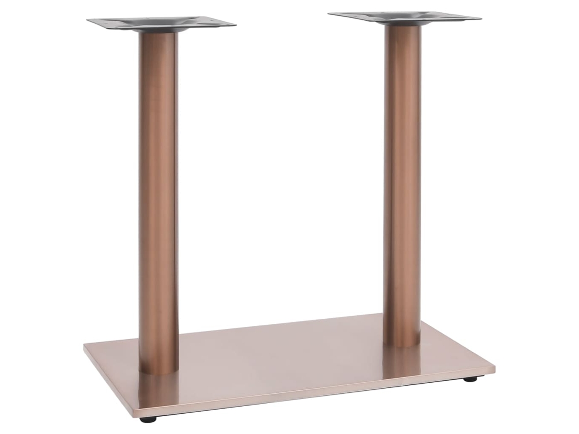 Bistro Table Leg, Bistro Table Legs Vidaxl Marrom Aço Inoxidável (70 X 40 X 72 Cm)
