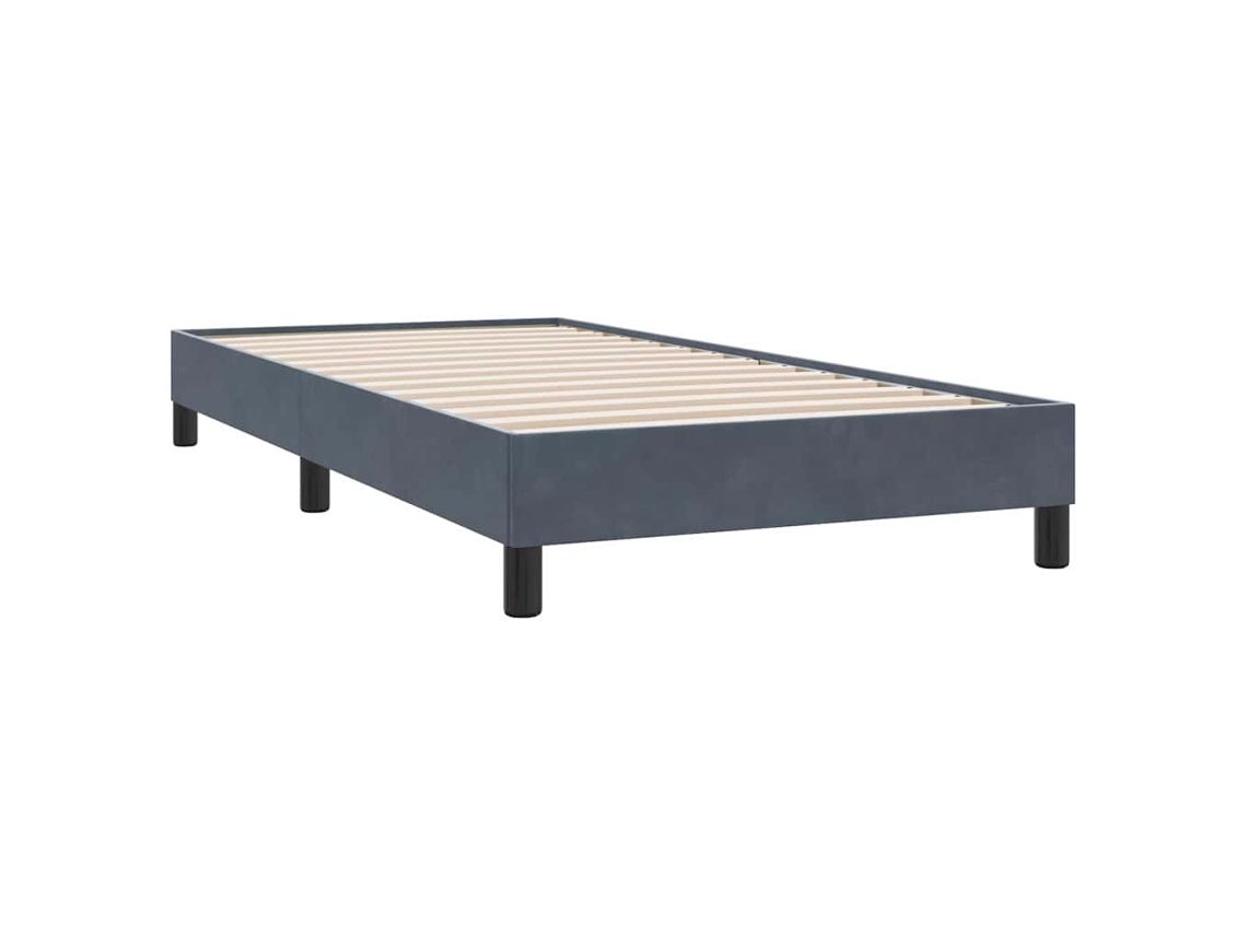 Bed Frame, Bed Frames Vidaxl Cinzeto Veludo (80 X 210 Cm)