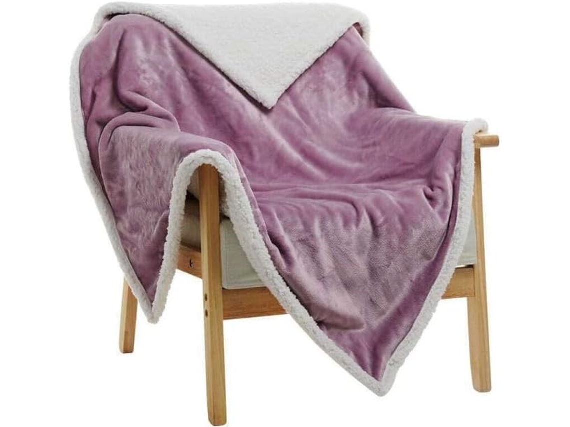 Manta de Flanela Grossa e Pesada Macia Confortável Quente Aconchegante para Cama Sofá Outono Inverno 150x100 C