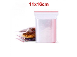 Sacolas Ziplock Nova Line Transparentes 11x16cm 300pcs para Alimentos e Armazenamento S/MARCA