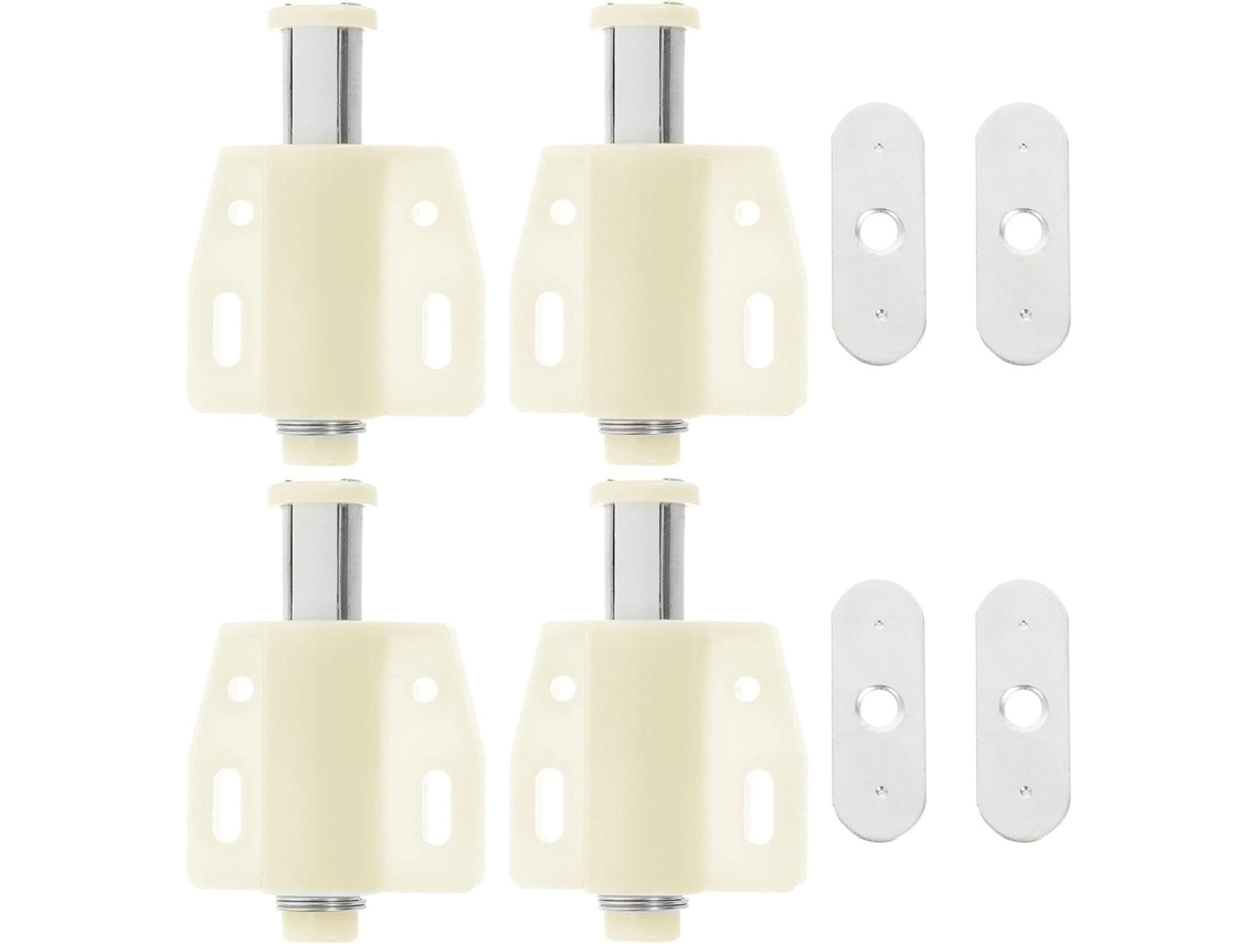 Conjunto De 4 Fechos Magnéticos Pressão Para Armários E Gavetas, Com