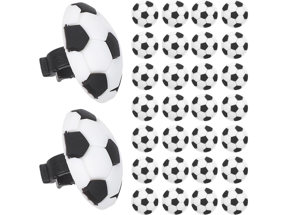 Coheali 30 Clipes Para Lápis Com Desenho De Futebol, Enfeites Para Canetas, Acessórios De Futebol Para Crianças, Prêmios