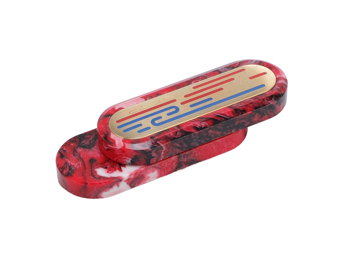 Mali brinquedo de Dedo Mecânico Empurrador Vermelho para Relaxamento Portátil Regalo
