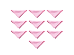 10 Pcs Pano Guardanapos de Mesa de Jantar 48*48Cm Poliéster Lavável Restaurante/Casamento/Hotel/Acessórios de Mesa Diários Rosa