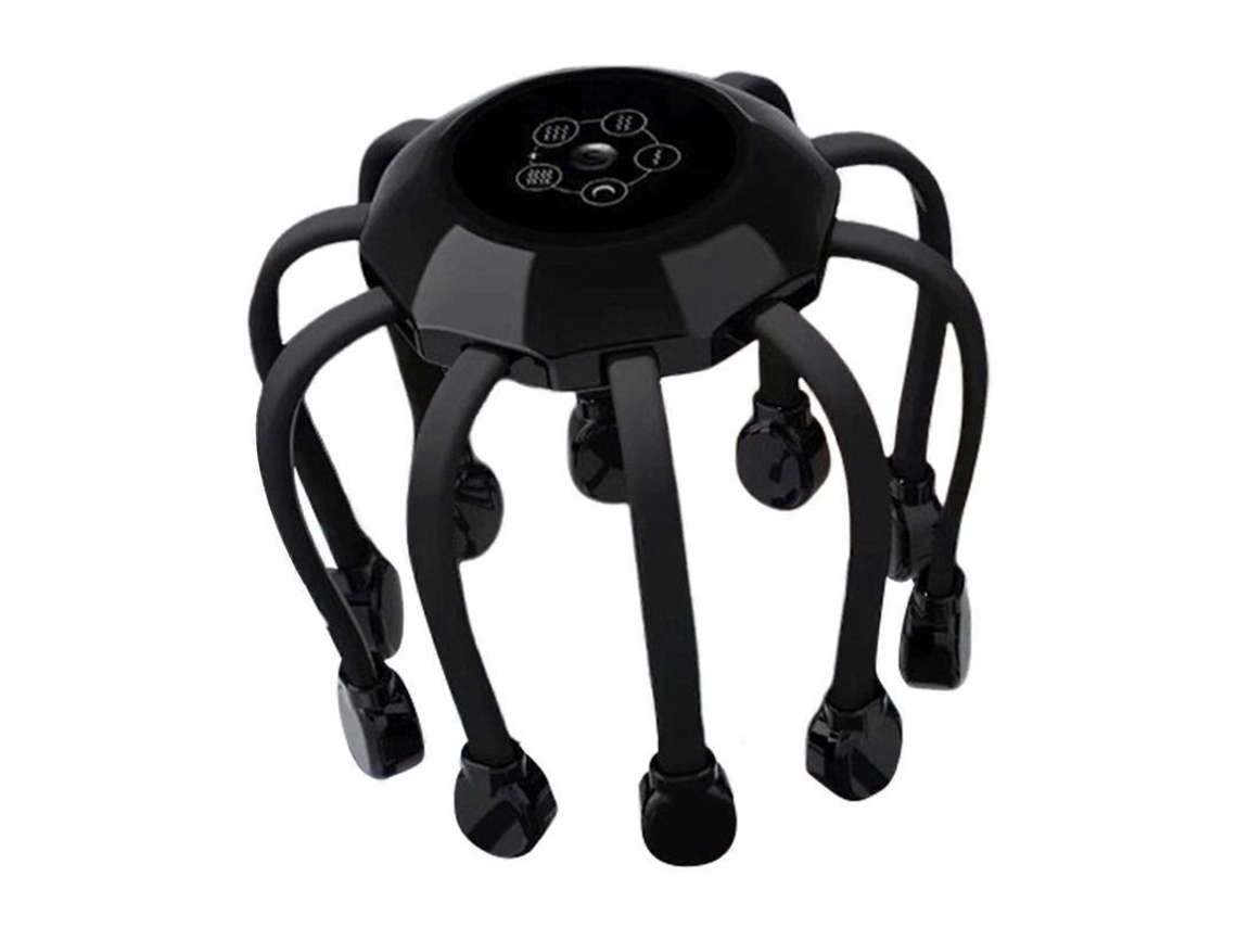 Massageador Elétrico Inteligente De Cabeça Com Design De Polvo Para Alivio De Estresse E Cuidado Com Cabelo