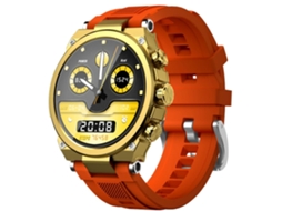 Smartwatch Com Chamadas Bluetooth Vários Mostradores De Relógio Modos Multiesportivos E Estilos De Interface Do Usuário Ouro Yunzii